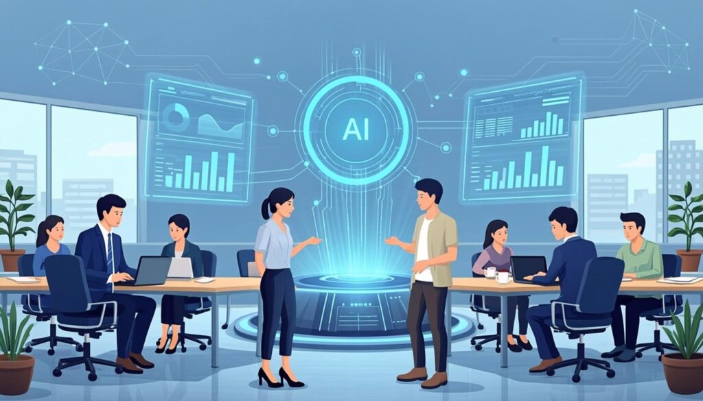 Figura 1: La cultura AI-first de Google se basa en normas orientadas por datos, alfabetización en IA y seguridad psicológica